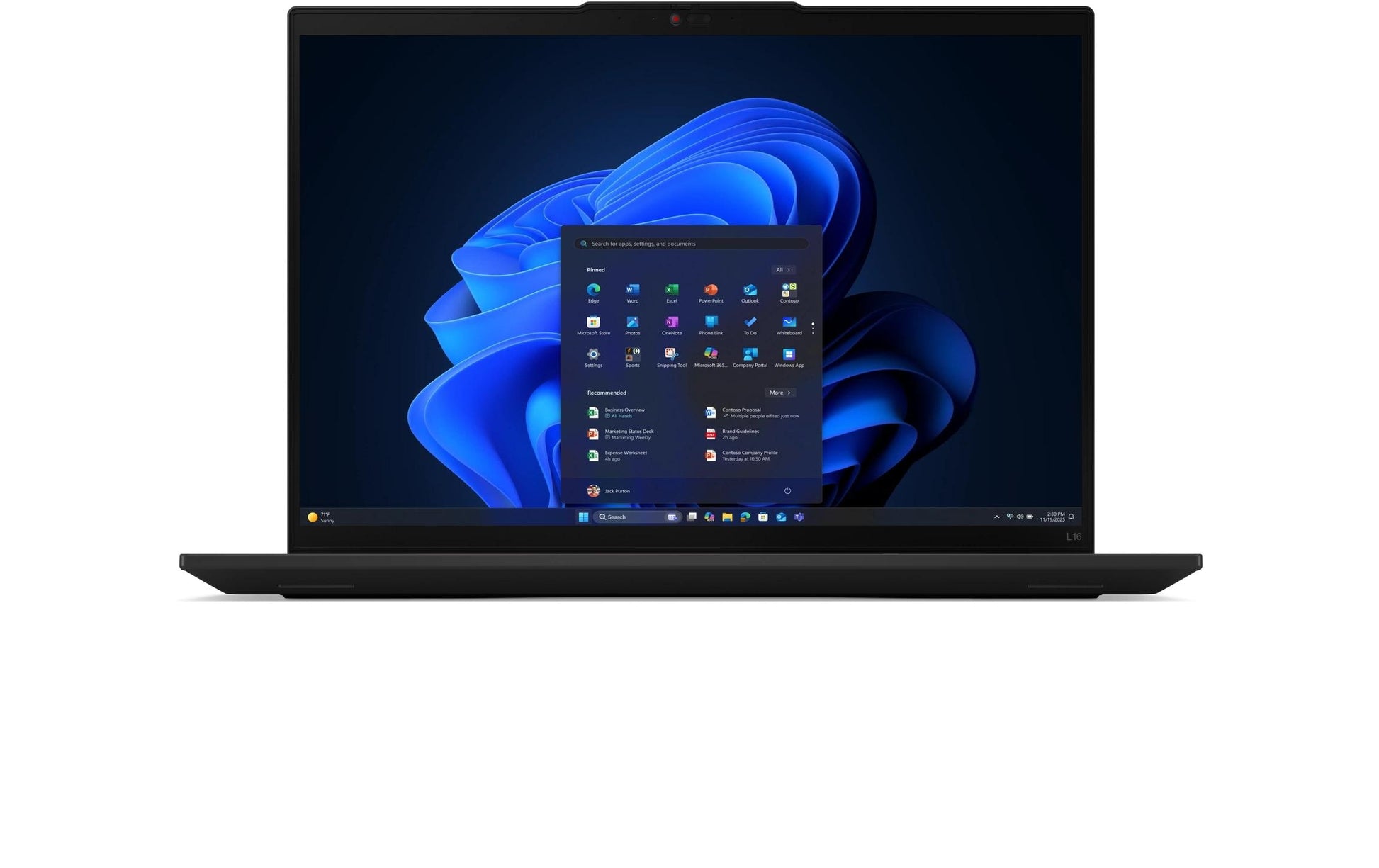Lenovo ThinkPad L16 Gen 2 (AMD), Ryzen 5 PRO 215, 16" WUXGA, 16 GB, 512 GB – Windows 11 Pro