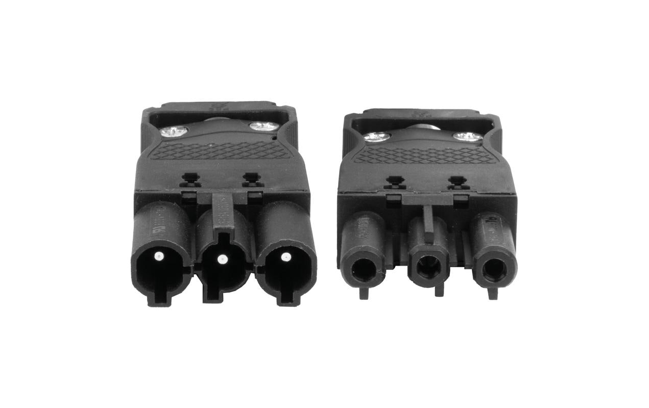 Steffen Verlängerungskabel – GST18I3–GST18I3, 5 m, 3×1,5 mm², schwarz