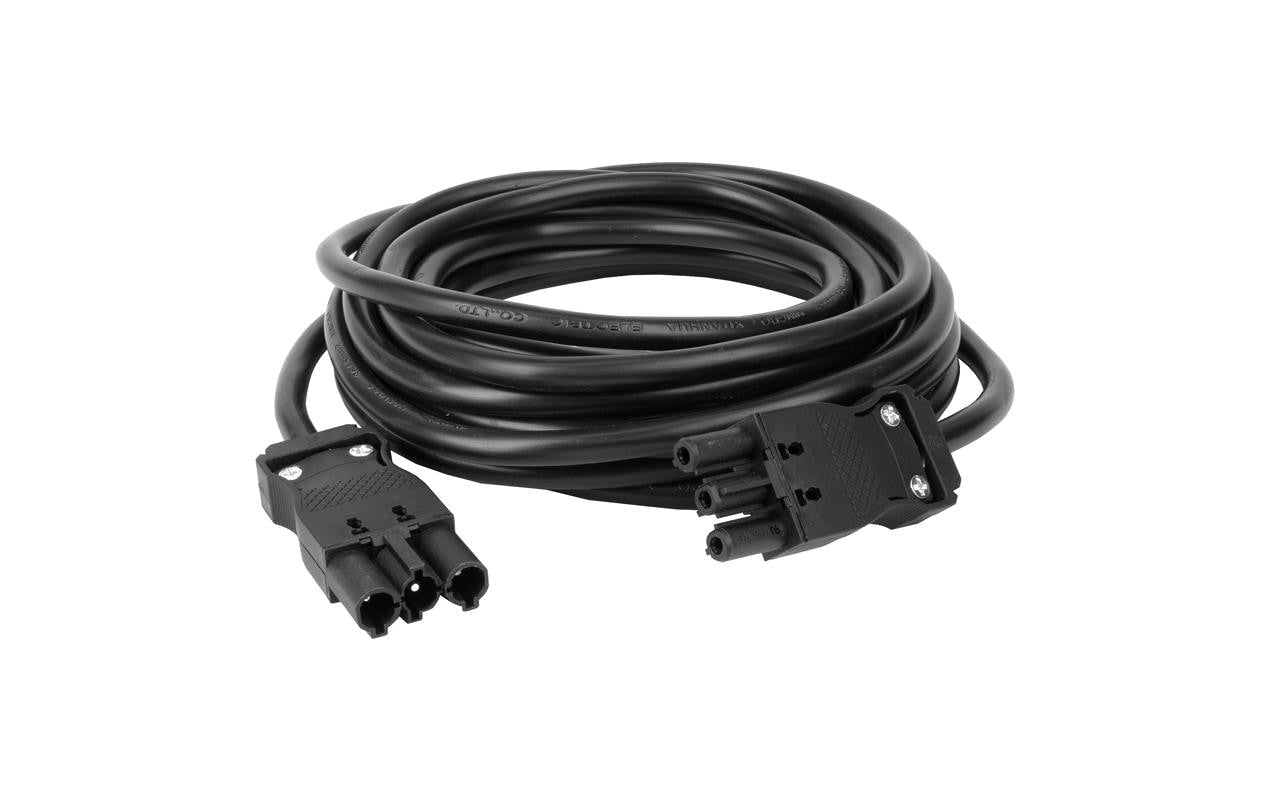 Steffen Verlängerungskabel – GST18I3–GST18I3, 5 m, 3×1,5 mm², schwarz