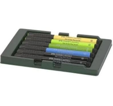 Faber-Castell PITT Artist Fineliner – 12er-Set – 0,4 mm – 12 Farben, sortiert – wasserfest