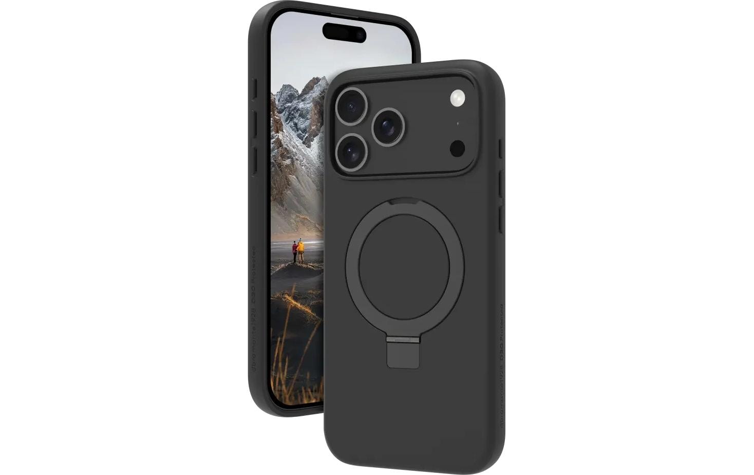 dbramante1928 Iceland Ultra D3O MS Kick Backcover – für Apple iPhone 17 Pro Max – schwarz, bis 4 m sturzsicher