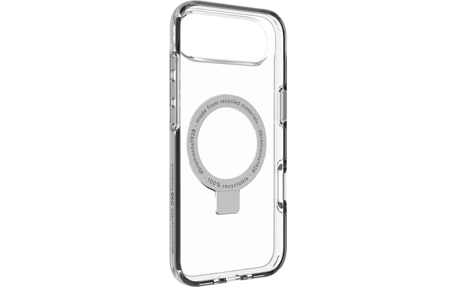 dbramante1928 Iceland Ultra D3O MS Kick Backcover – für Apple iPhone 17 Air, Transparent, bis 4 m Sturzsicher