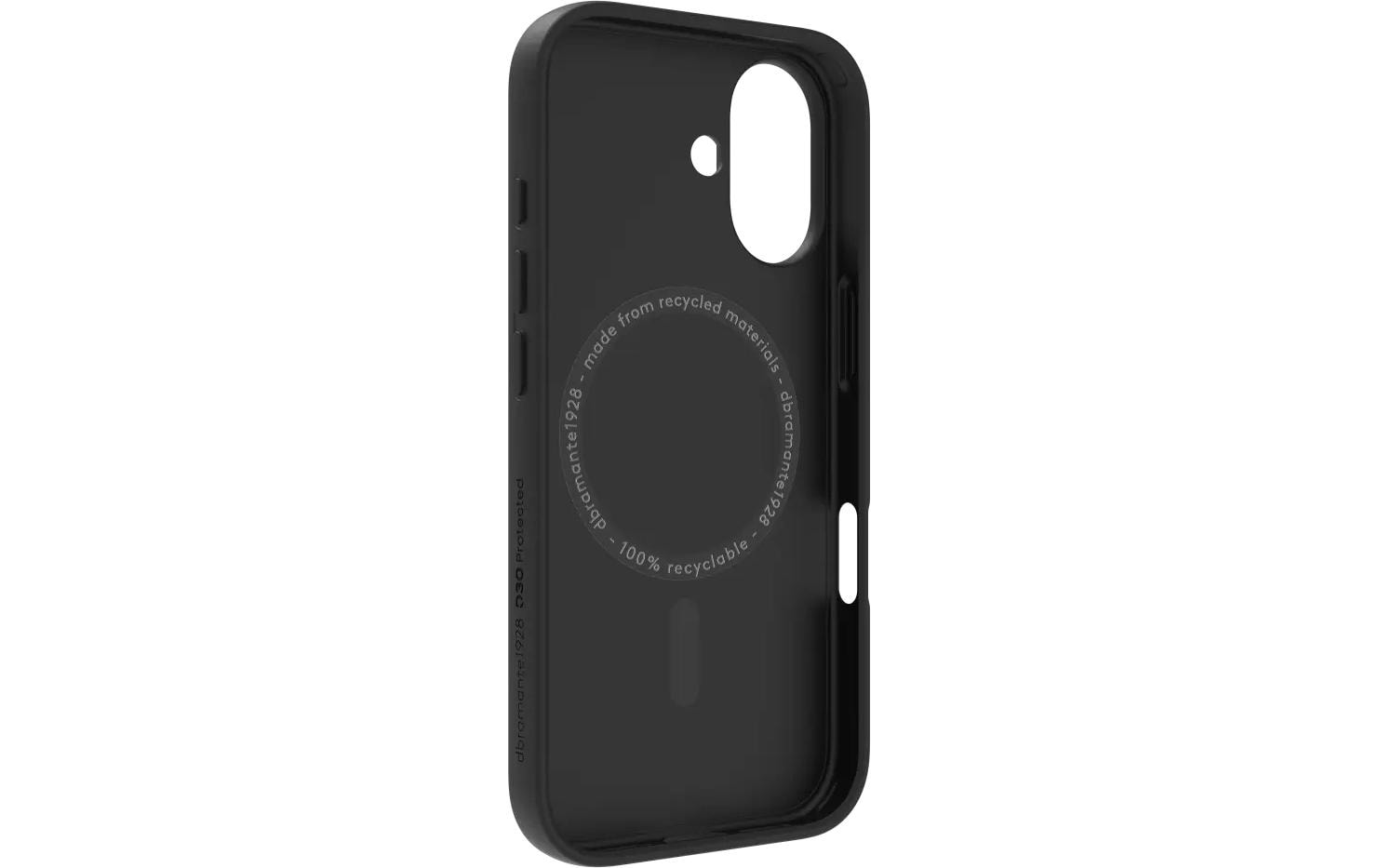 dbramante1928 Iceland Ultra D3O MS Backcover – für Apple iPhone 17, Kunststoff, Schwarz, bis 4 m sturzsicher