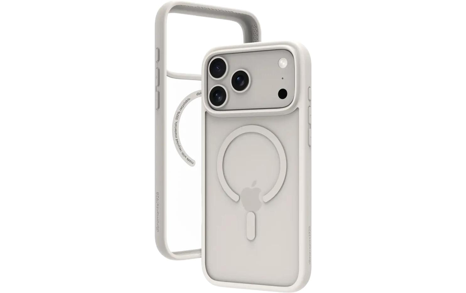 dbramante1928 Backcover – für Apple iPhone 17 Pro Max, Kunststoff, weiss, bis 2 m sturzsicher, mit Zusatzfach