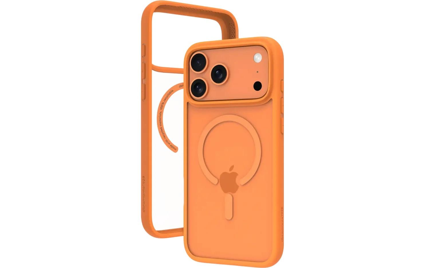 dbramante1928 Grenen MS Backcover – für Apple iPhone 17 Pro Max, Kunststoff, Orange, bis 2 m sturzsicher