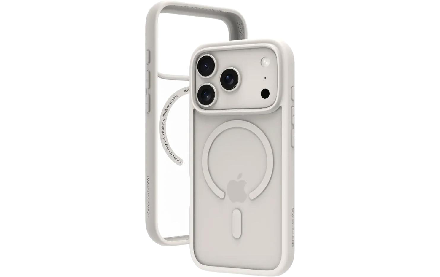 dbramante1928 Grenen MS Backcover – für Apple iPhone 17 Pro, Kunststoff, Weiss, bis 2 m sturzsicher
