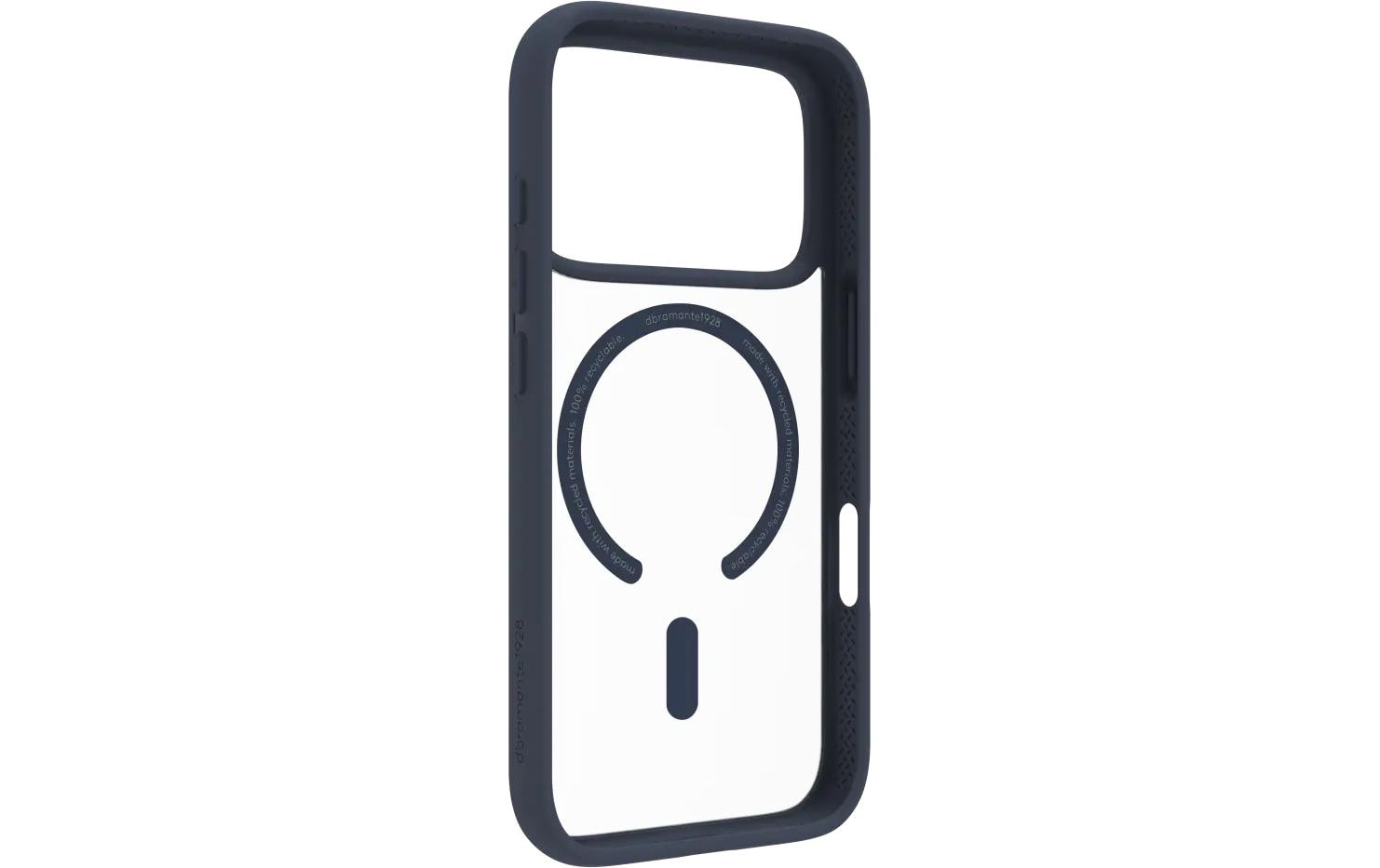 dbramante1928 Grenen MS – Backcover – für Apple iPhone 17 Pro, Dunkelblau, bis 2 m sturzsicher, mit Zusatzfach