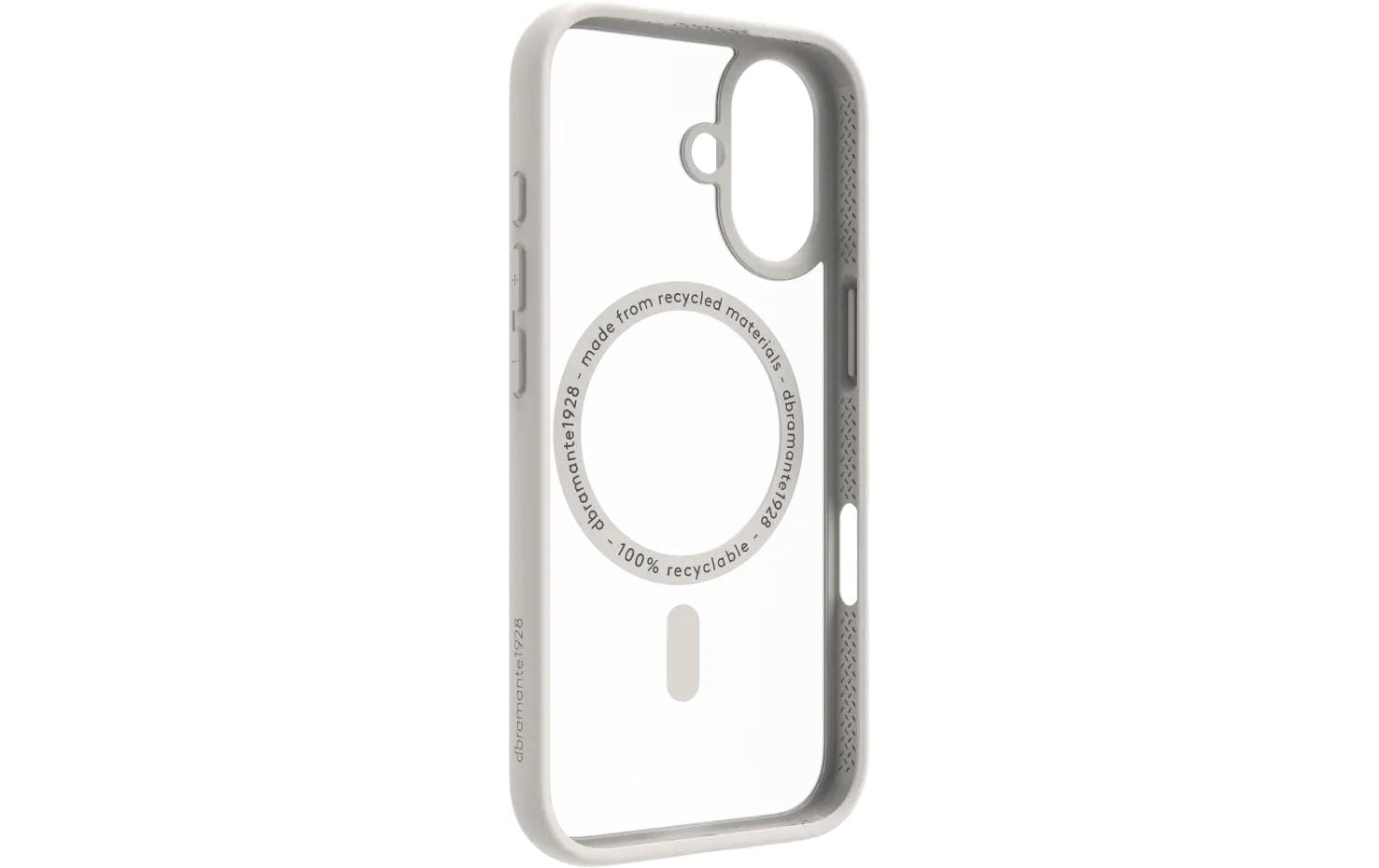 dbramante1928 Backcover – für Apple iPhone 17, Kunststoff, Weiss, bis 2 m sturzsicher, recycelbar