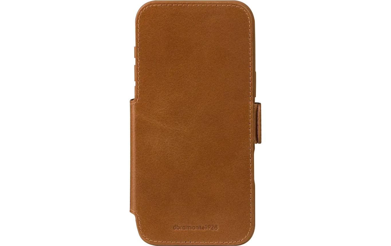 dbramante1928 Copenhagen Wallethülle – für Apple iPhone 17 Pro Max, mit Ständer, 3 Kartenfächer, Leder, Beige