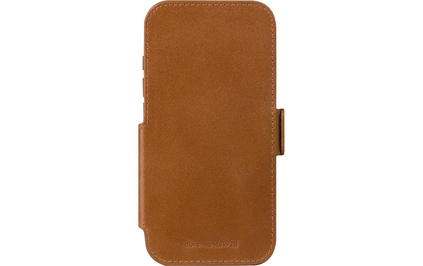 dbramante1928 Copenhagen Wallethülle – für Apple iPhone 17 Pro, mit Ständer, 3 Kartenfächer, Leder, Beige