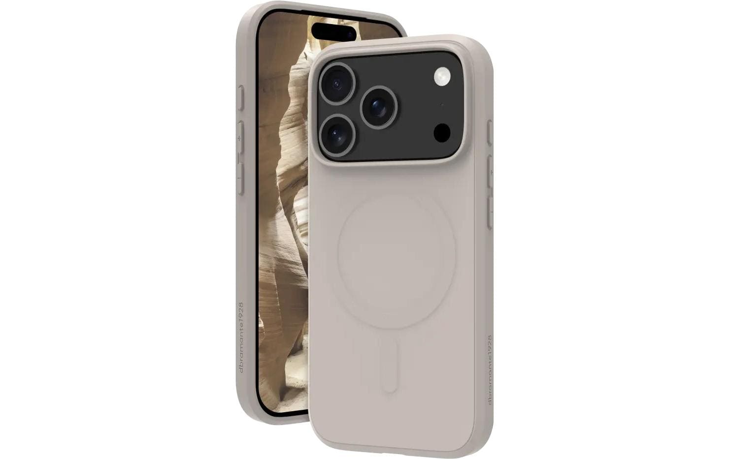 dbramante1928 Greenland Pro MS Backcover – für Apple iPhone 17 Pro, Kunststoff, Beige