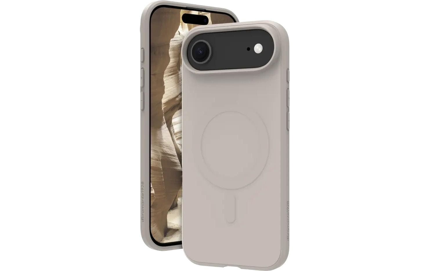 dbramante1928 Greenland Pro MS Backcover – für Apple iPhone Air, mit Kartenfach, Kunststoff, Sandstone