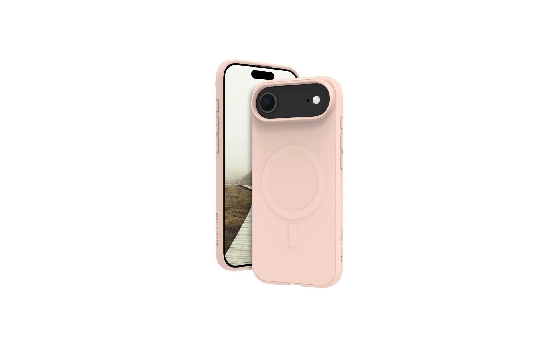 dbramante1928 Greenland Pro MS Backcover – für Apple iPhone 17 Air, Recycling-Kunststoff, Pink Sand
