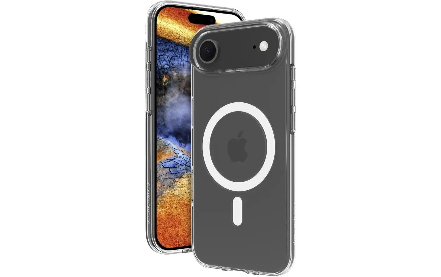 dbramante1928 Greenland Pro MS Backcover – für Apple iPhone 17 Air, Kunststoff, transparent, kabelloses Laden