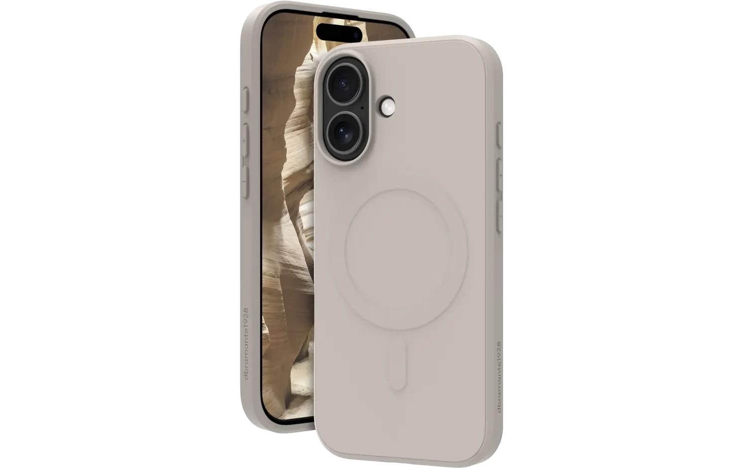 dbramante1928 Greenland Pro MS Backcover – für Apple iPhone 17, Sandstone, staubresistent, schlagfest