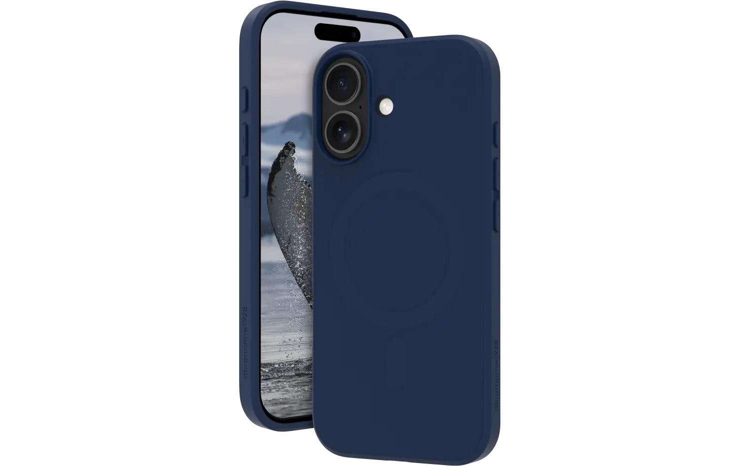 dbramante1928 Greenland Pro MS Backcover – für Apple iPhone 17, Pacific Blue, kabelloses Laden