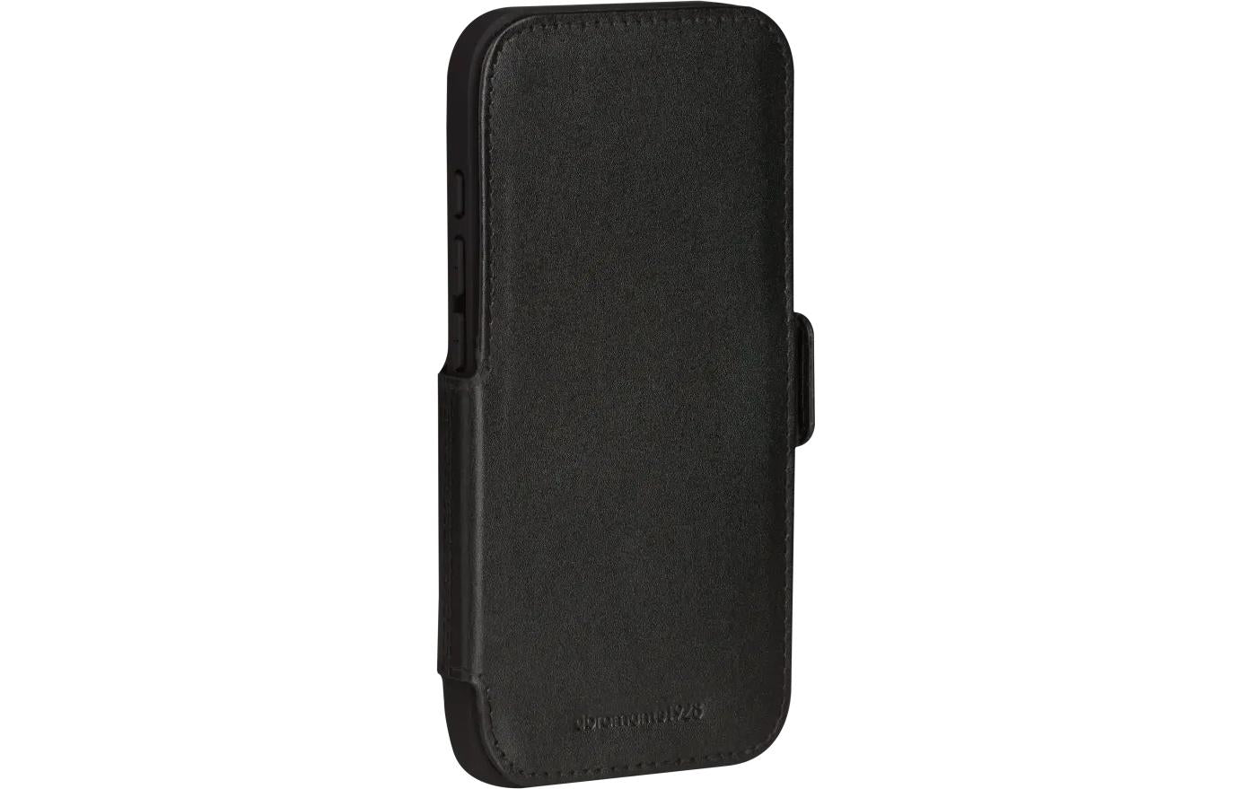 dbramante1928 Copenhagen Wallethülle – für Apple iPhone 17 Pro, mit Ständer, 3 Kartenfächer, Leder, schwarz