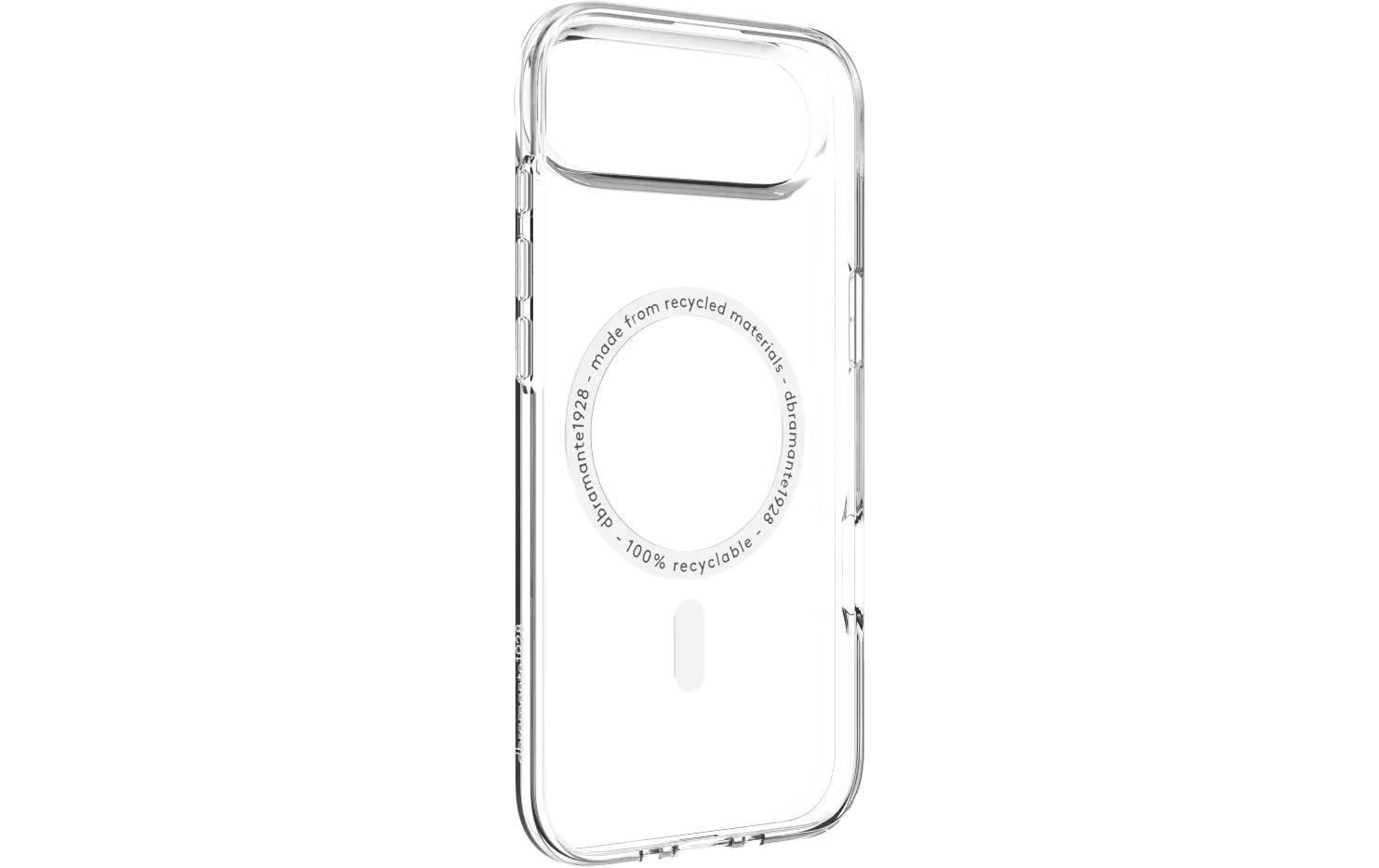 dbramante1928 Greenland Pro MS Backcover – für Apple iPhone 17 Air, Kunststoff, transparent, kabelloses Laden