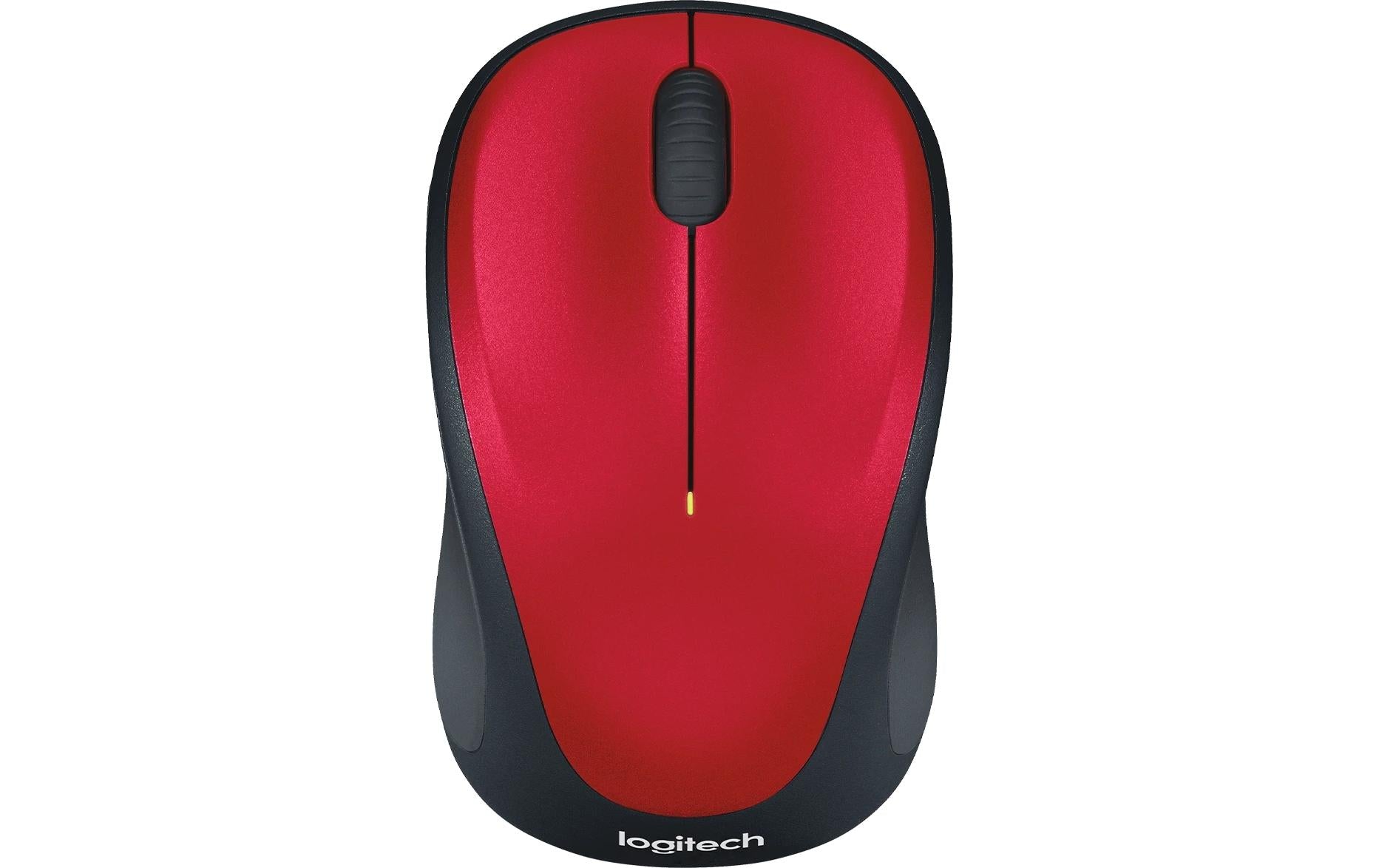 Logitech M235 Maus – Kabellos, Rot