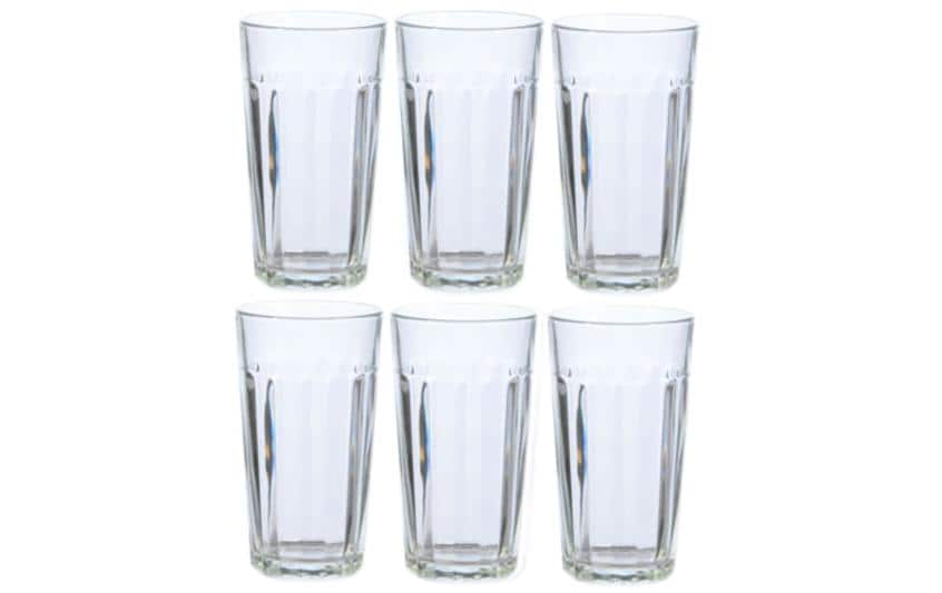 Royal Leerdam Trinkglas Astro – 6er Set, 350 ml, H 13,7 cm, Glas, Transparent