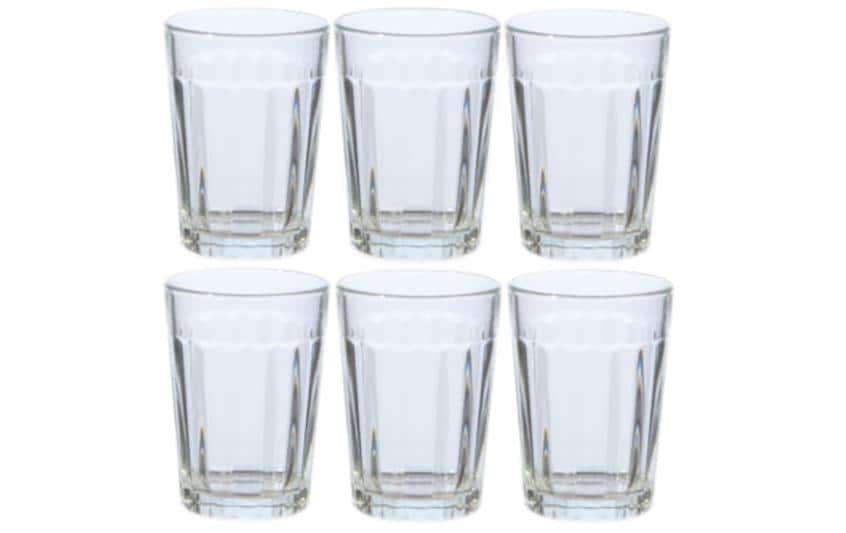 Royal Leerdam Trinkglas Astro – 6er Set, 250 ml, H 10,2 cm, Glas, Transparent
