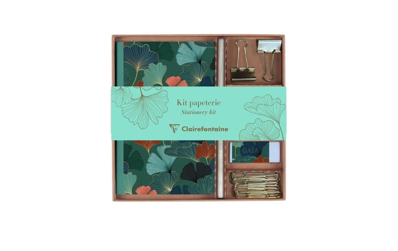 Clairefontaine Notizbuch – A5, liniert, 64 Seiten, Softcover, blau, Blätter