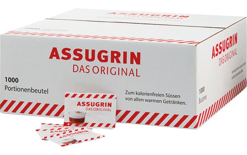 Assugrin Das Original – Süssstoff-Tabletten – 1000 Sachets à 2 Tabletten