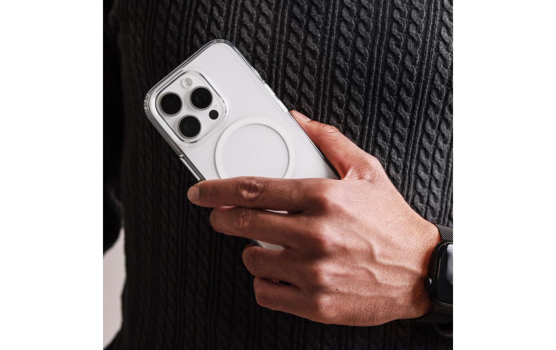 Vonmählen Backcover – für Apple iPhone 15 Pro – transparent – PC, MagSafe-kompatibel