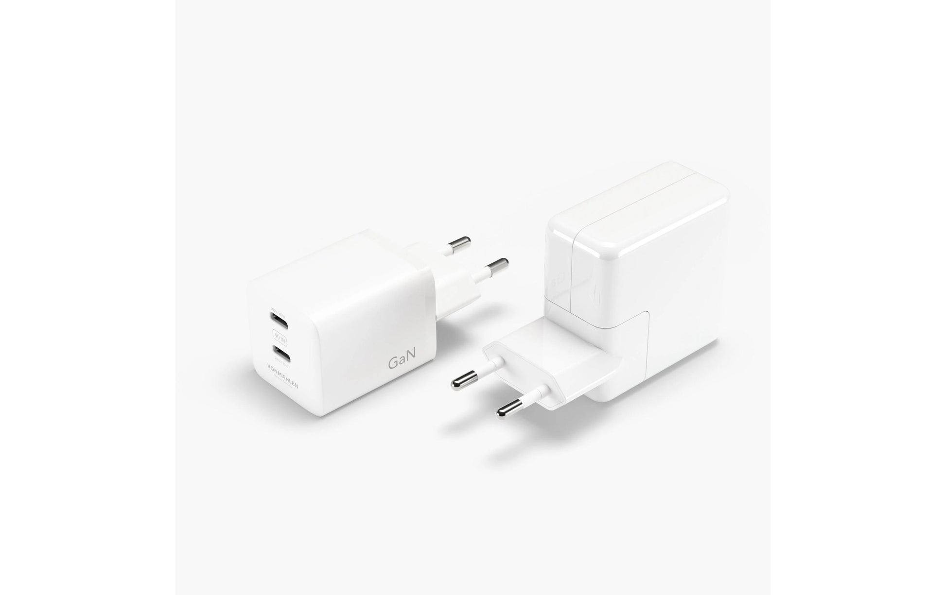 Vonmählen Unity Netzteil – 40 W, 2× USB-C, PD, PPS, GaN – für Universalgeräte