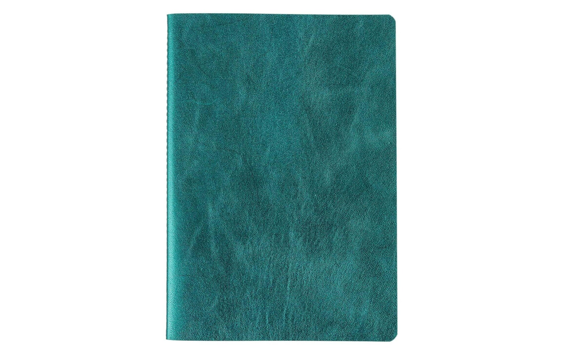 Clairefontaine Notizheft, A5, liniert, Fadenheftung, Softcover, 64 Seiten, 90 g/m² – grün, Blätter, 2er-Pack