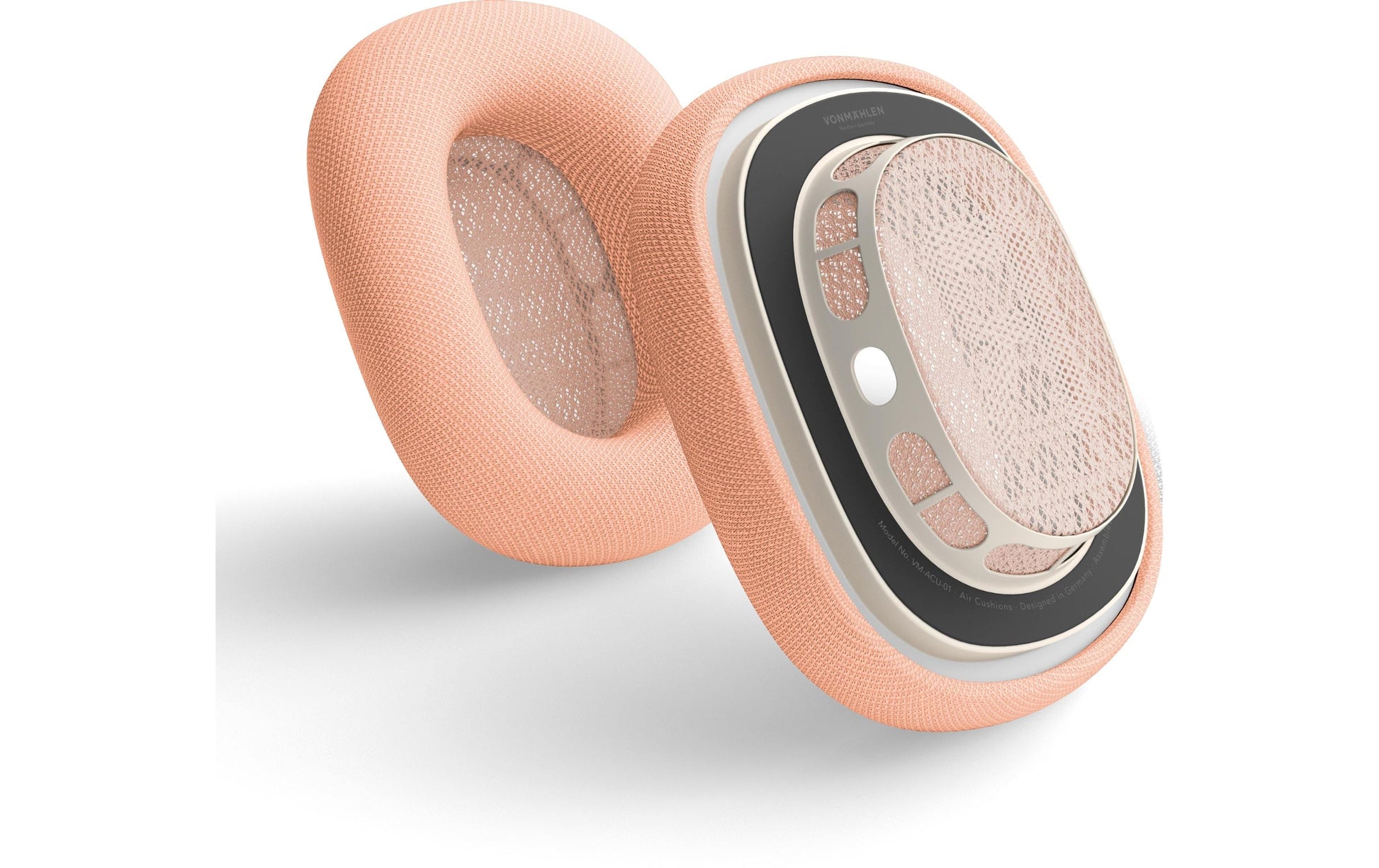 Vonmählen Air Cushions – Ohrpolster, Orange, für AirPods Max