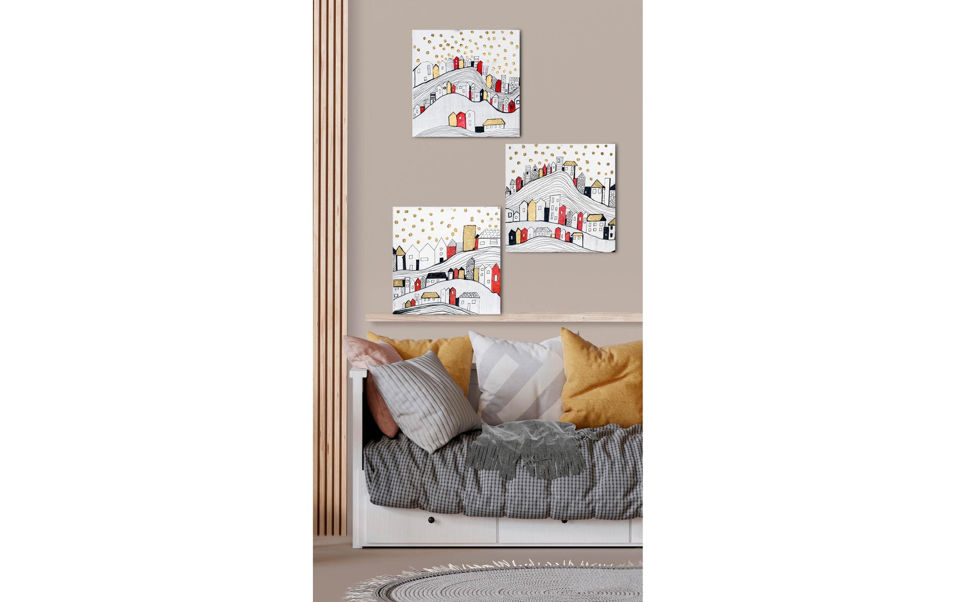 GLOREX Keilrahmen – 20 × 50 cm – 330 g/m² – Profil 17 mm – Baumwolle