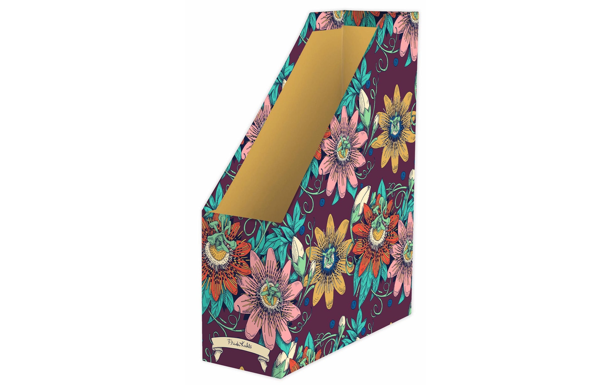 Clairefontaine Frida Kahlo Stehsammler – für A4, B 250 × H 325 × T 100 mm, mehrfarbig, 1 Stück