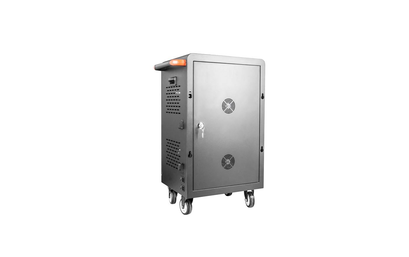 LMP Gerätewagen – für 32 Geräte – USB-C-Ladestation, abschliessbar – Schwarz