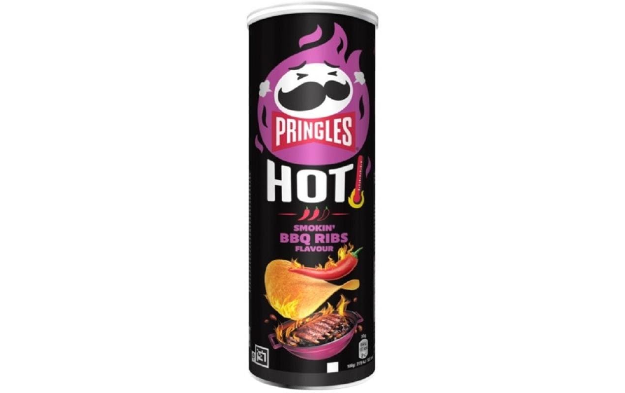 Pringles Chips – Hot Smokin' BBQ Rippchen – 160 g