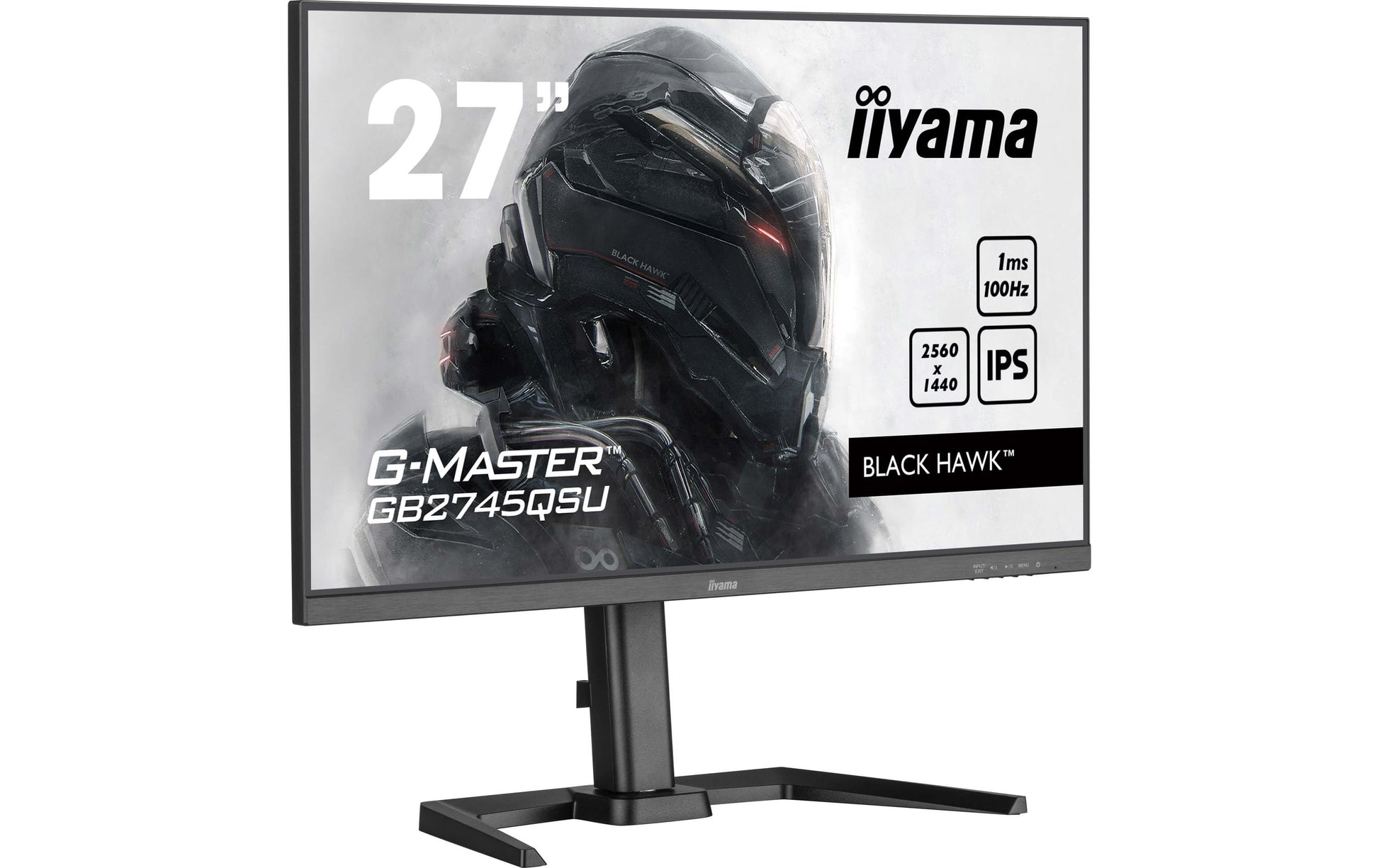 iiyama GB2745QSU-B2 – Monitor, 27", 2560 × 1440 (WQHD), IPS, 300 cd/m², HDMI