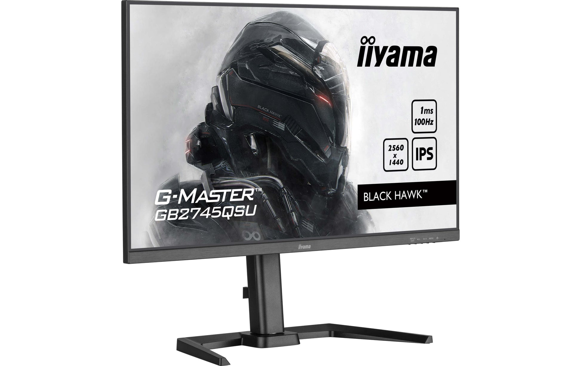 iiyama GB2745QSU-B2 – Monitor, 27", 2560 × 1440 (WQHD), IPS, 300 cd/m², HDMI