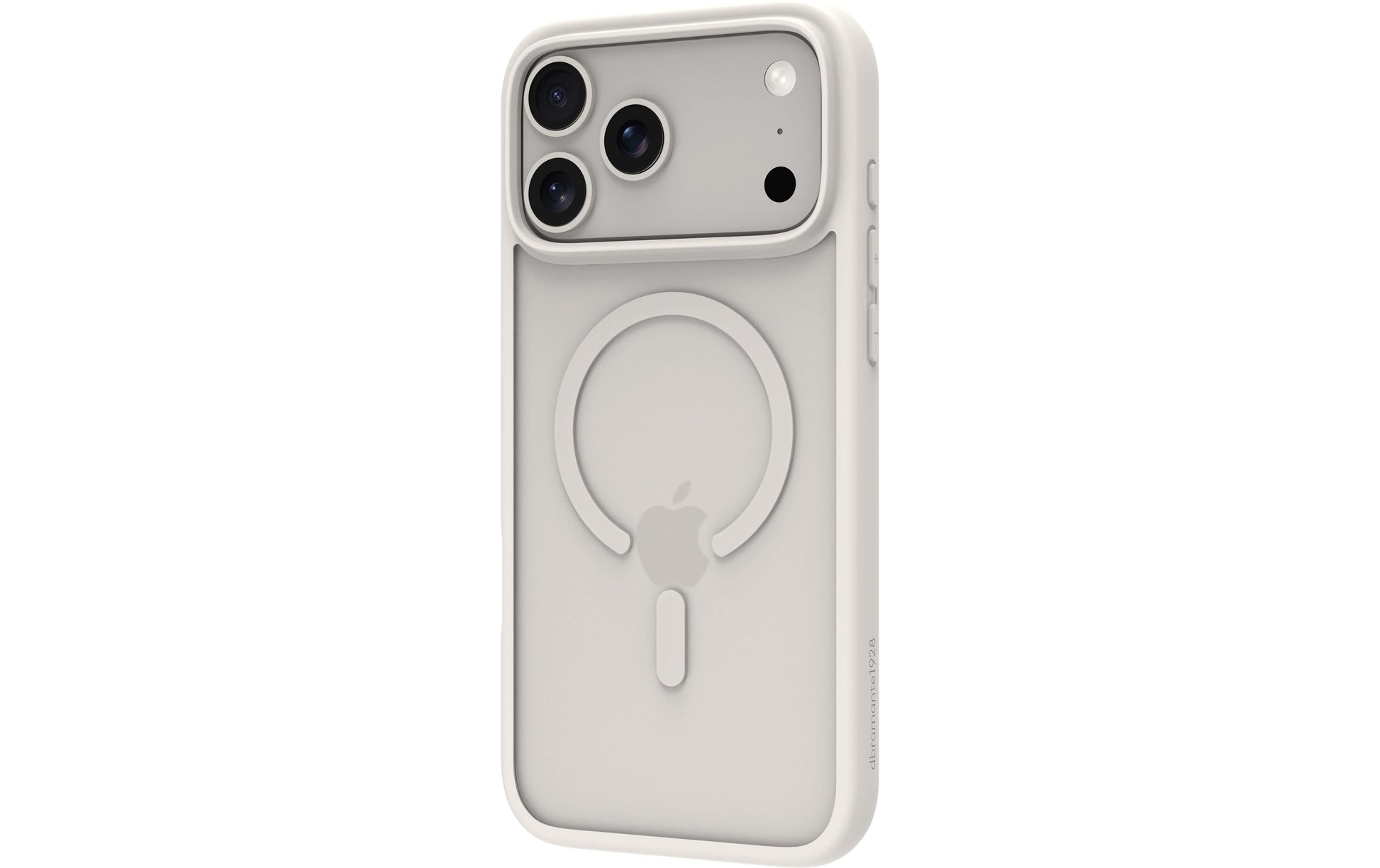 dbramante1928 Backcover – für Apple iPhone 17 Pro Max, Kunststoff, weiss, bis 2 m sturzsicher, mit Zusatzfach