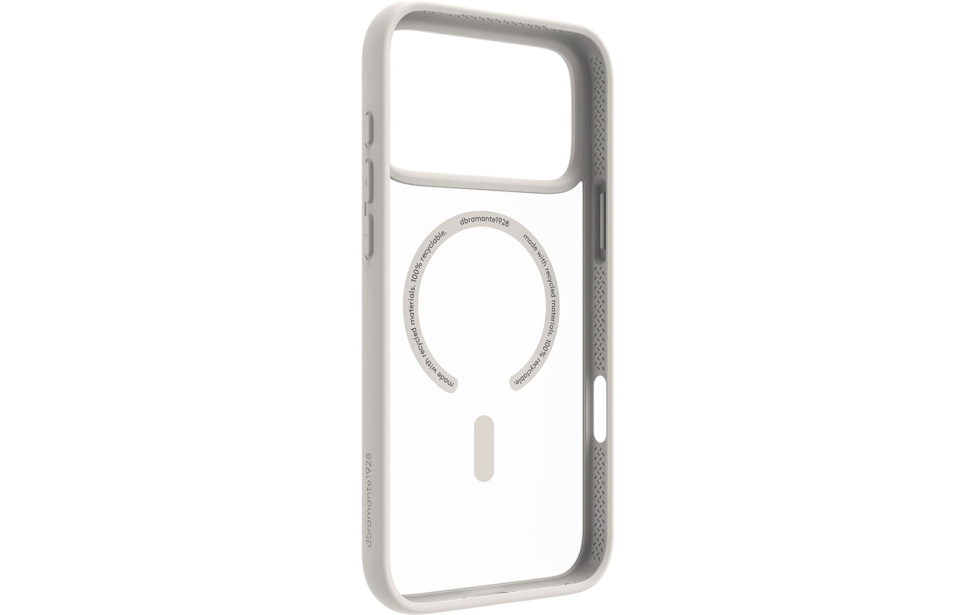 dbramante1928 Backcover – für Apple iPhone 17 Pro Max, Kunststoff, weiss, bis 2 m sturzsicher, mit Zusatzfach