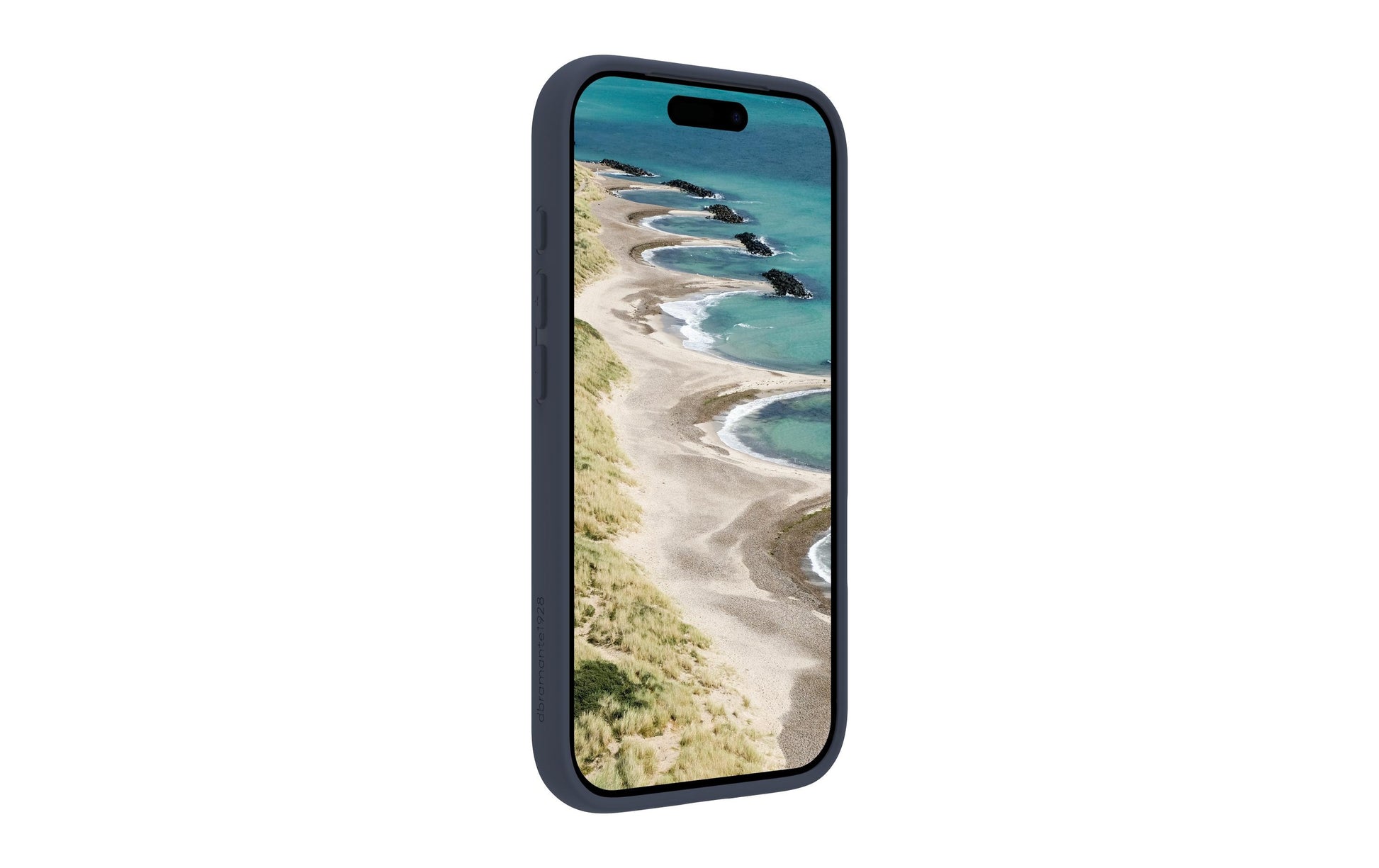 dbramante1928 Grenen MS – Backcover – für Apple iPhone 17 Pro, Dunkelblau, bis 2 m sturzsicher, mit Zusatzfach