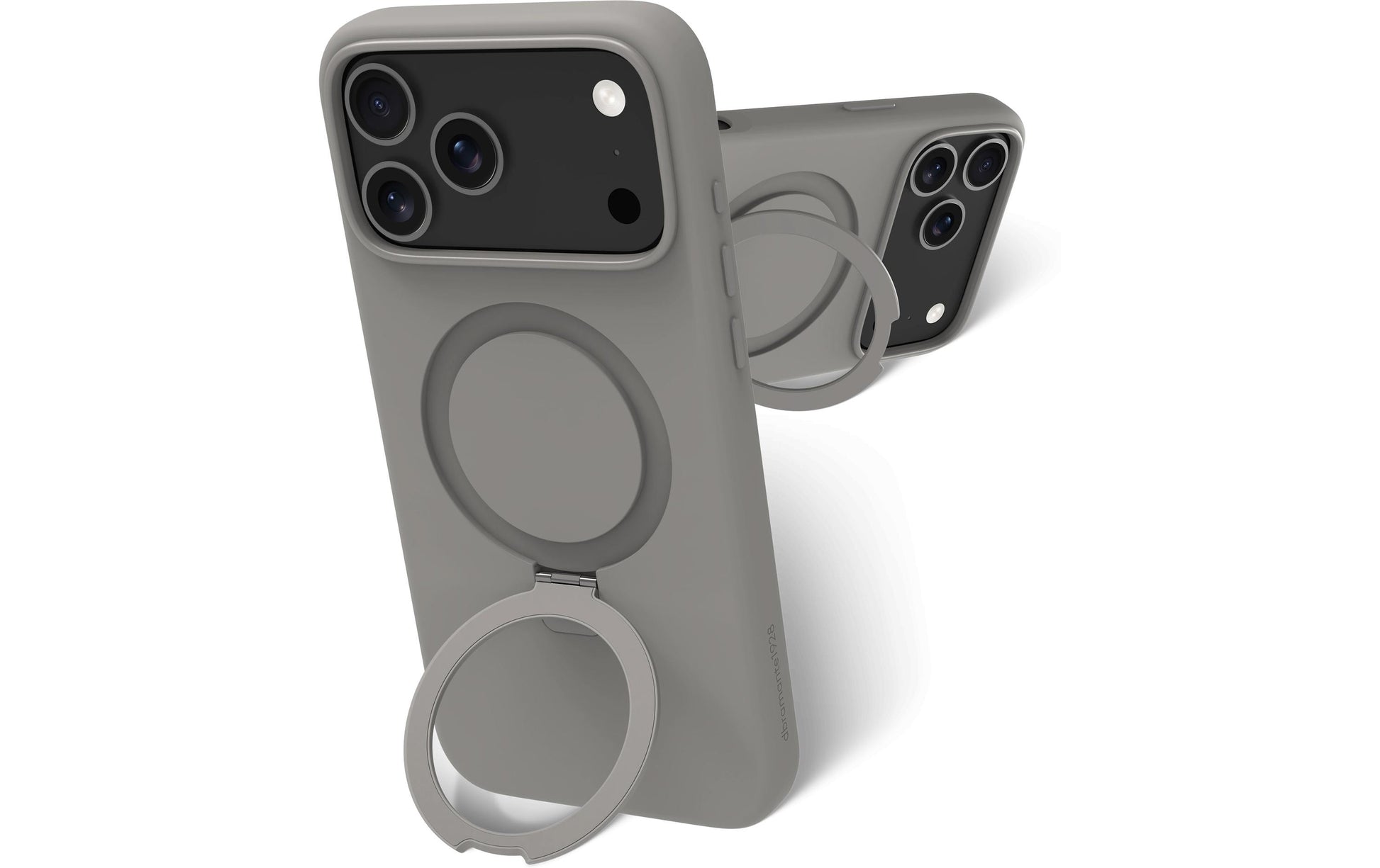 dbramante1928 Roskilde MS Kick ICON Backcover – für Apple iPhone 17 Pro Max – Hellgrau, bis 1,2 m sturzsicher