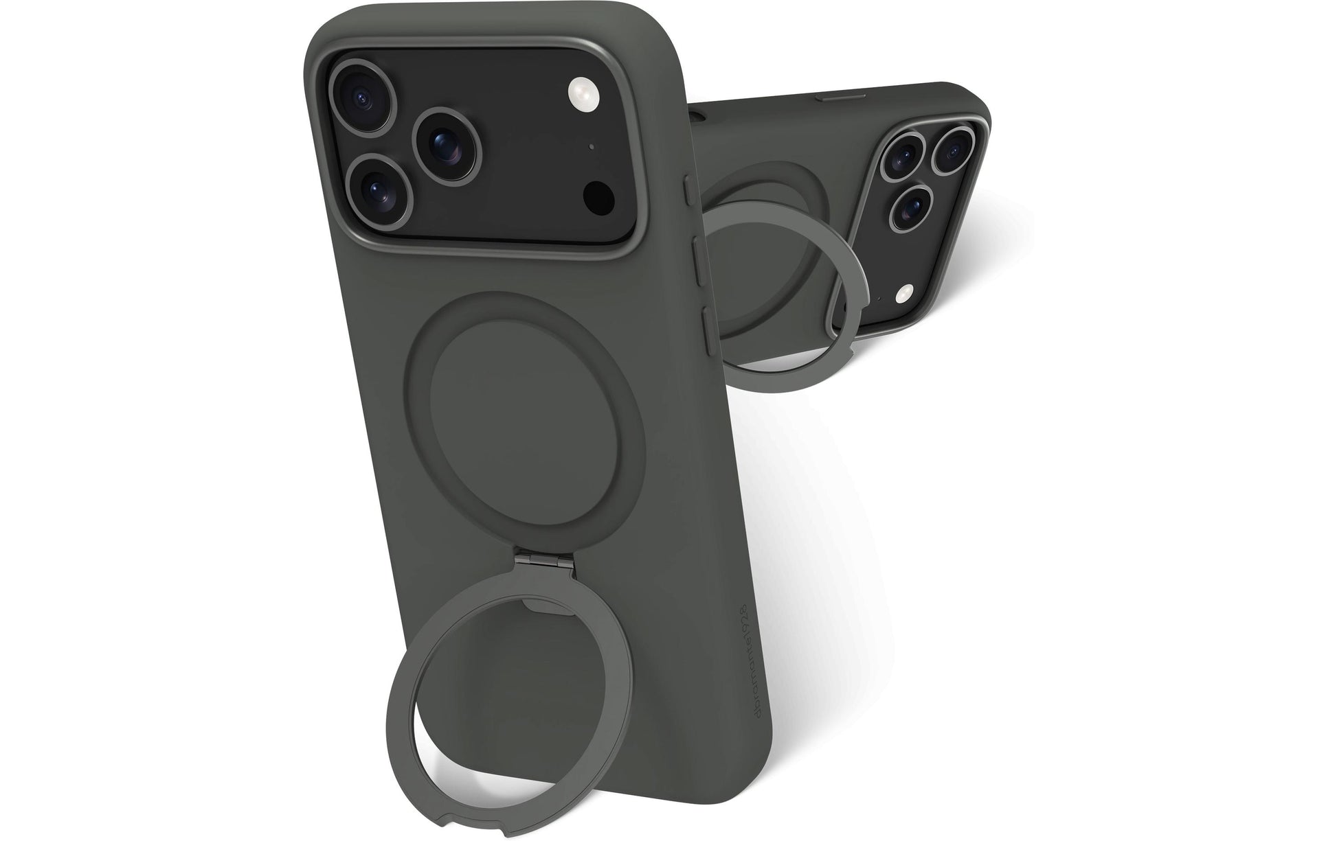 dbramante1928 Roskilde MS Kick ICON Backcover – für Apple iPhone 17 Pro Max, Dunkelgrau, bis 1,2 m sturzsicher