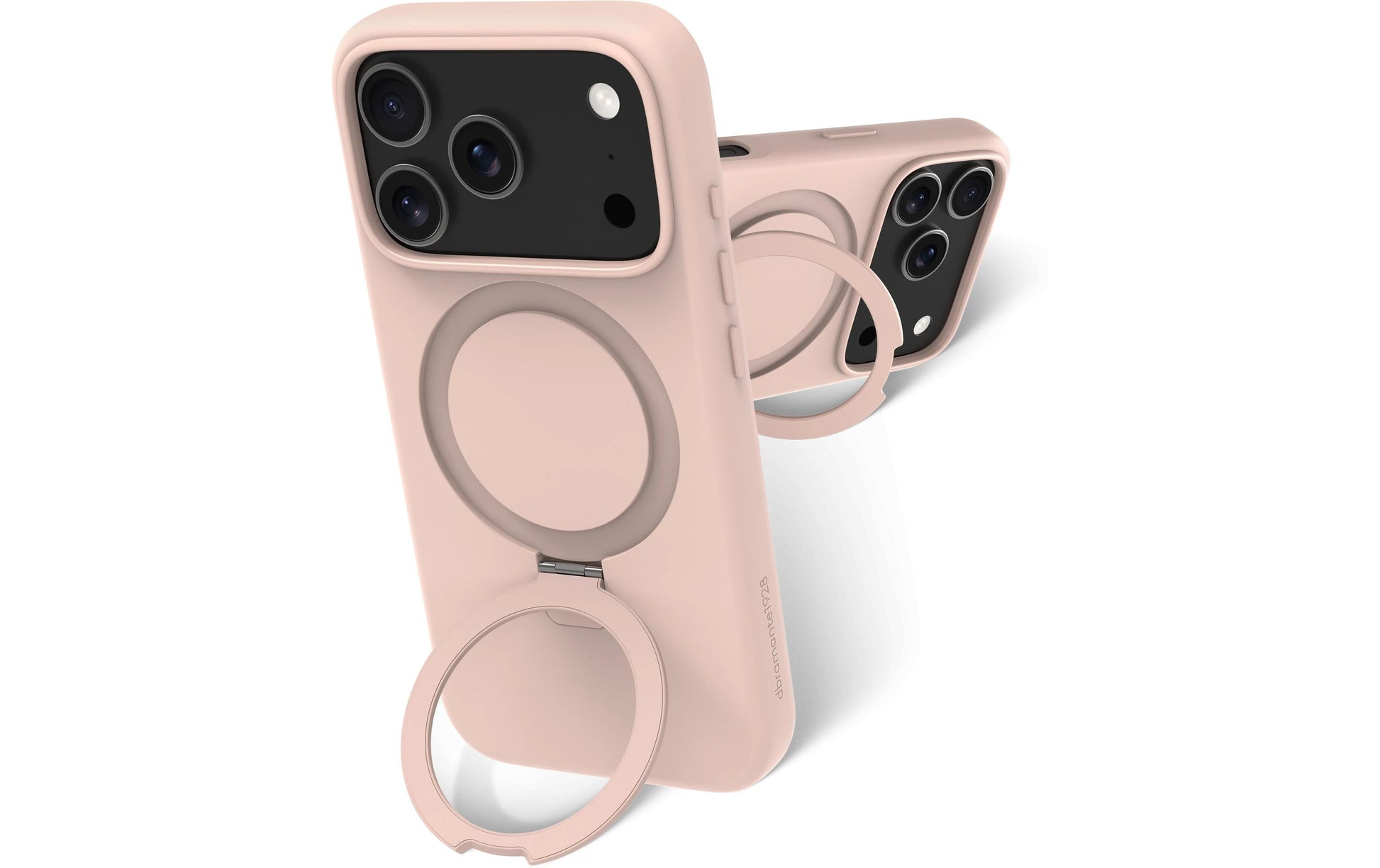 dbramante1928 Roskilde MS Kick ICON Backcover – für Apple iPhone 17 Pro, Hellrosa, bis 1,2 m sturzsicher