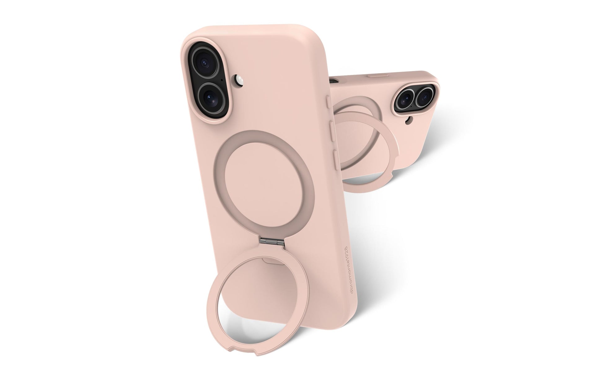 dbramante1928 Roskilde MS Kick ICON Backcover – für Apple iPhone 17, Pink Sand, bis 1,2 m sturzsicher