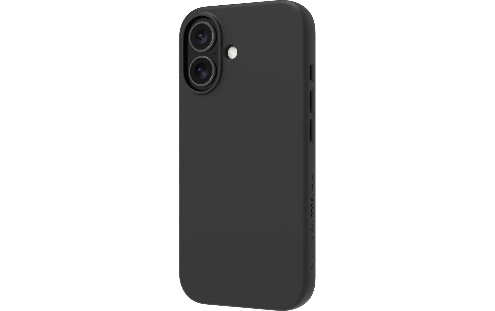 dbramante1928 Iceland Ultra D3O MS Backcover – für Apple iPhone 17, Kunststoff, Schwarz, bis 4 m sturzsicher