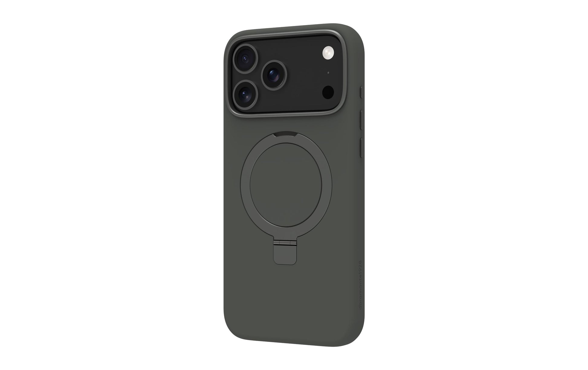 dbramante1928 Roskilde MS Kick ICON Backcover – für Apple iPhone 17 Pro Max, Dunkelgrau, bis 1,2 m sturzsicher
