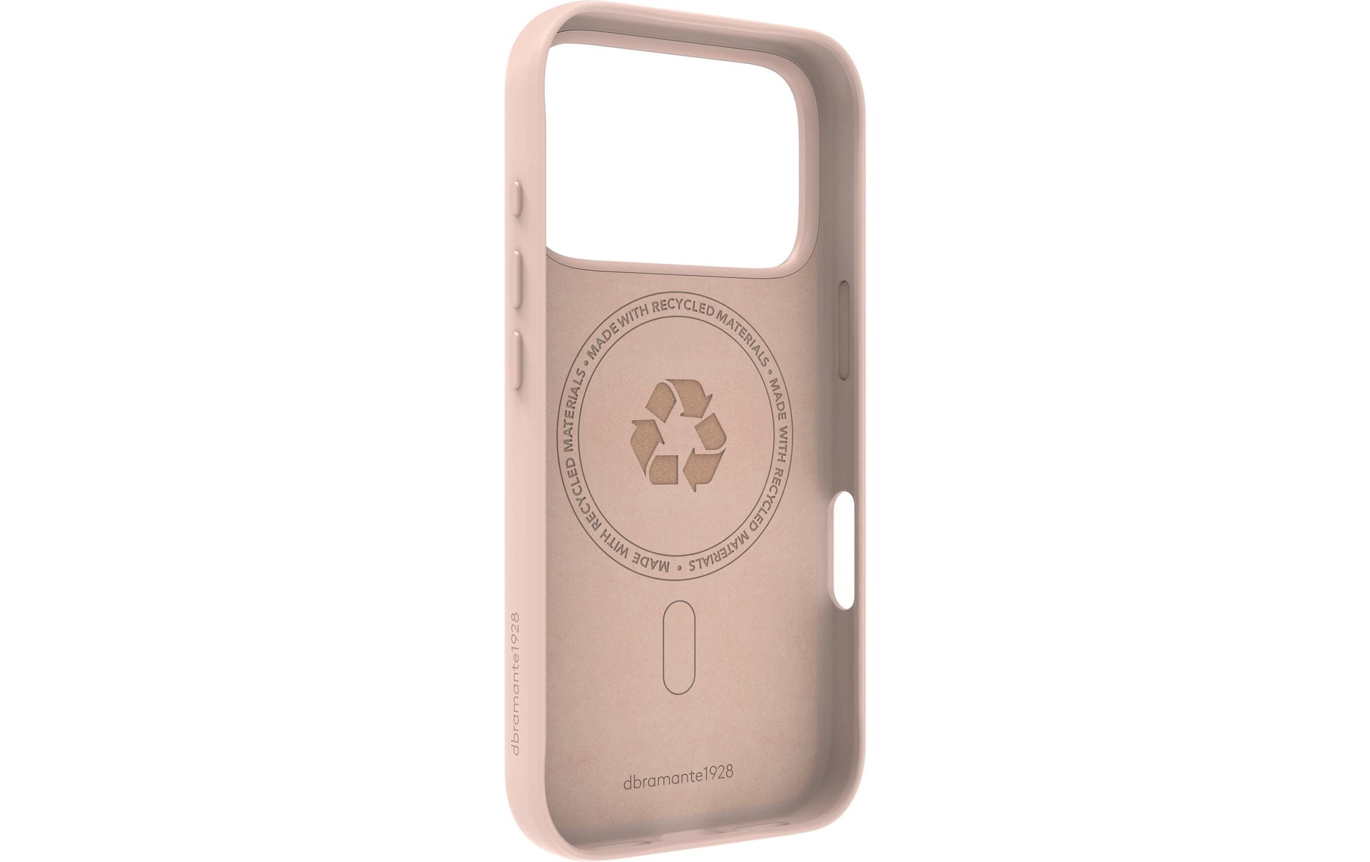 dbramante1928 Roskilde MS Kick ICON Backcover – für Apple iPhone 17 Pro, Hellrosa, bis 1,2 m sturzsicher