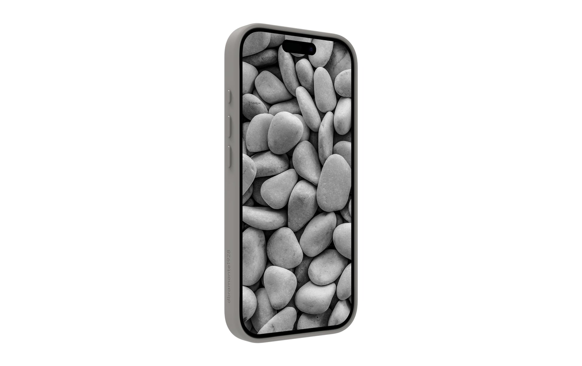 dbramante1928 Roskilde MS Kick ICON Backcover – für Apple iPhone 17, River Stone, bis 1,2 m sturzsicher