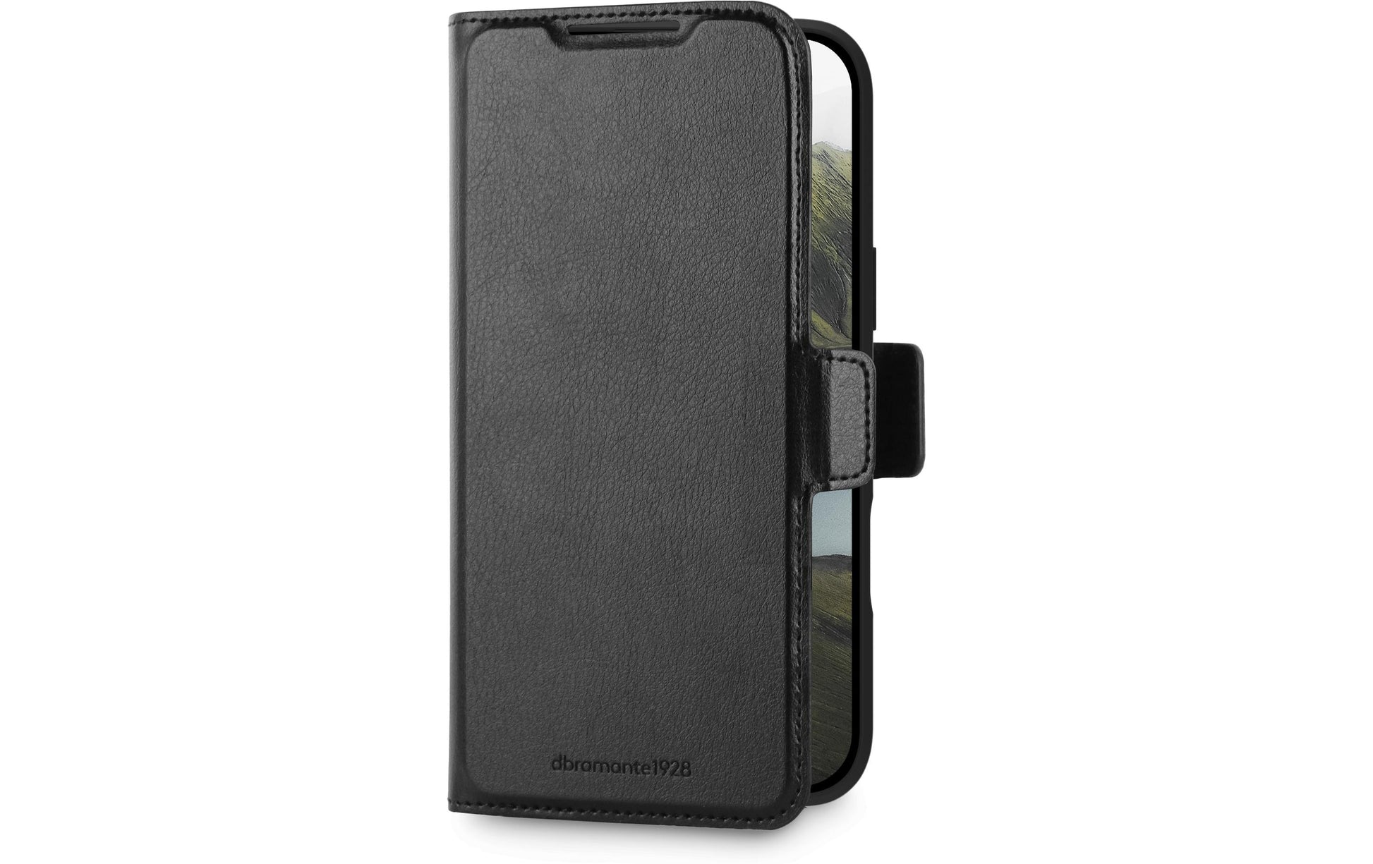 dbramante1928 Oslo Pro Wallethülle – für Apple iPhone 17 Pro Max, 3 Kartenfächer, PU+Kunststoff, Schwarz