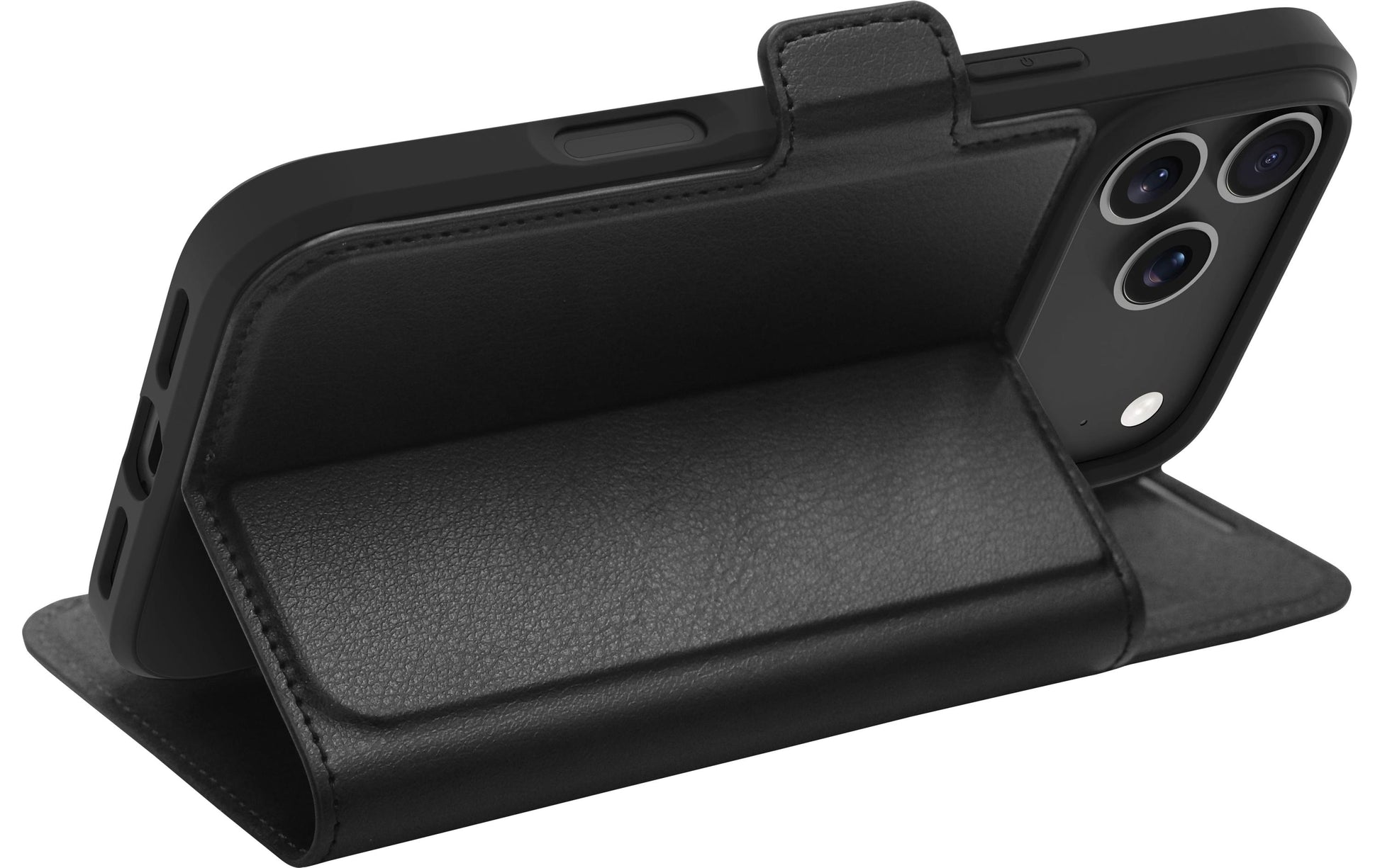 dbramante1928 Wallethülle – für Apple iPhone 17 Pro Max, MagSafe, 3 Kartenfächer, PU, Schwarz